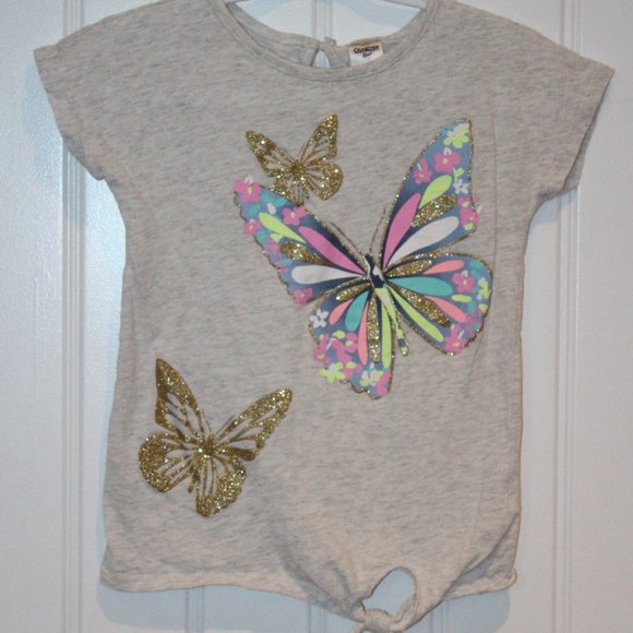 4/$20 🏷 Oshkosh Butterfly Tshirt Size 3 - Picture 2 of 2